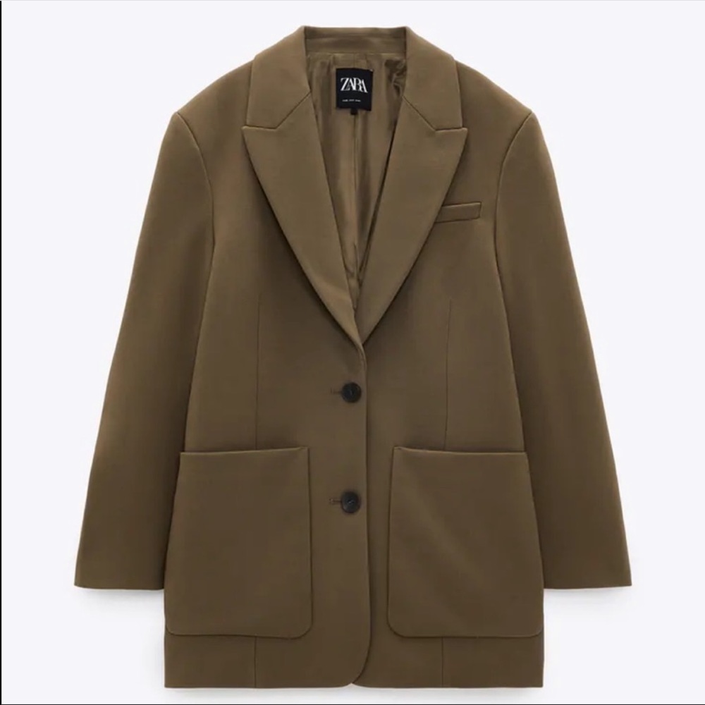 Zara Oversized Blazer NWT - Picture 2 of 9